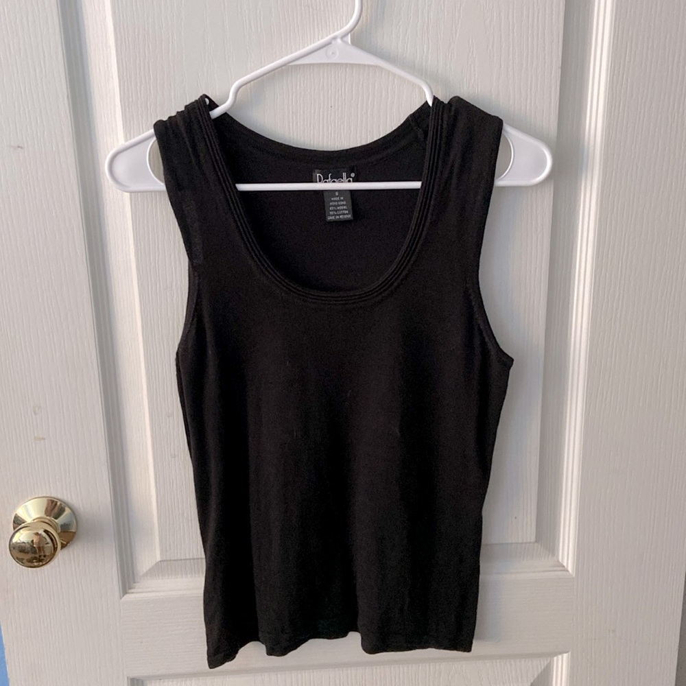 Small Black Tank Top - Rafaella